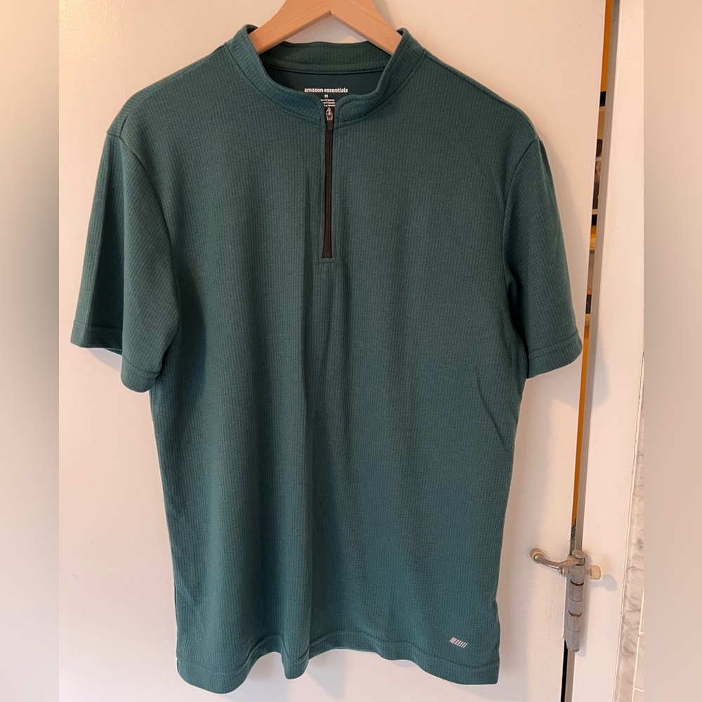 Amazon Essentials Zip Up Polo Shirt